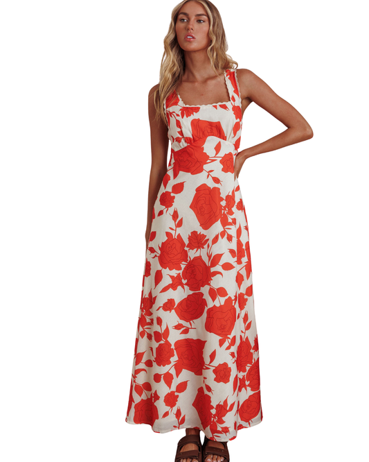 Carlie Roses Maxi Dress
